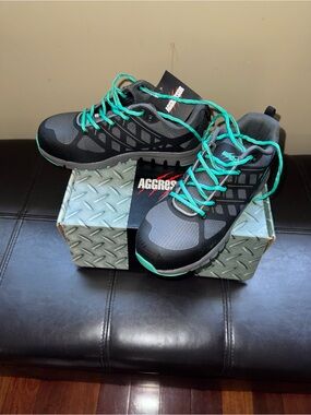 Women’s Aggressor Steel Toe Athletic Safety Shoes | Size 7 | NWT